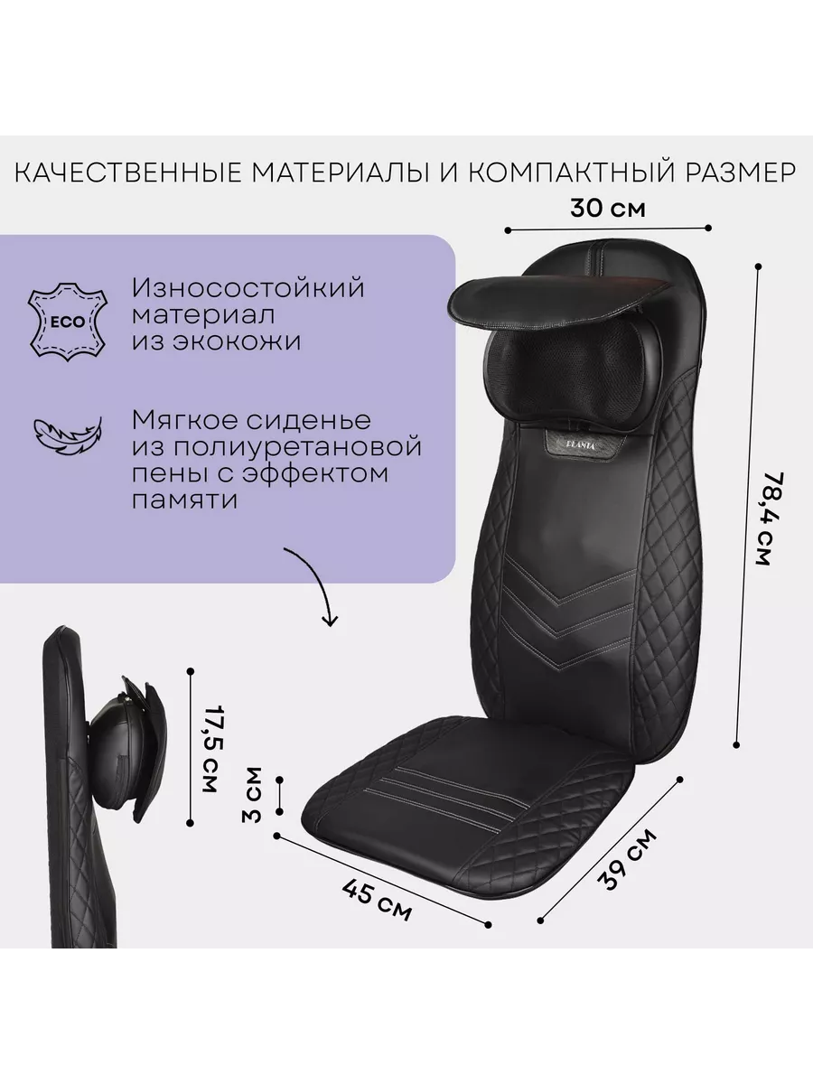 Массажная накидка в автомобиле